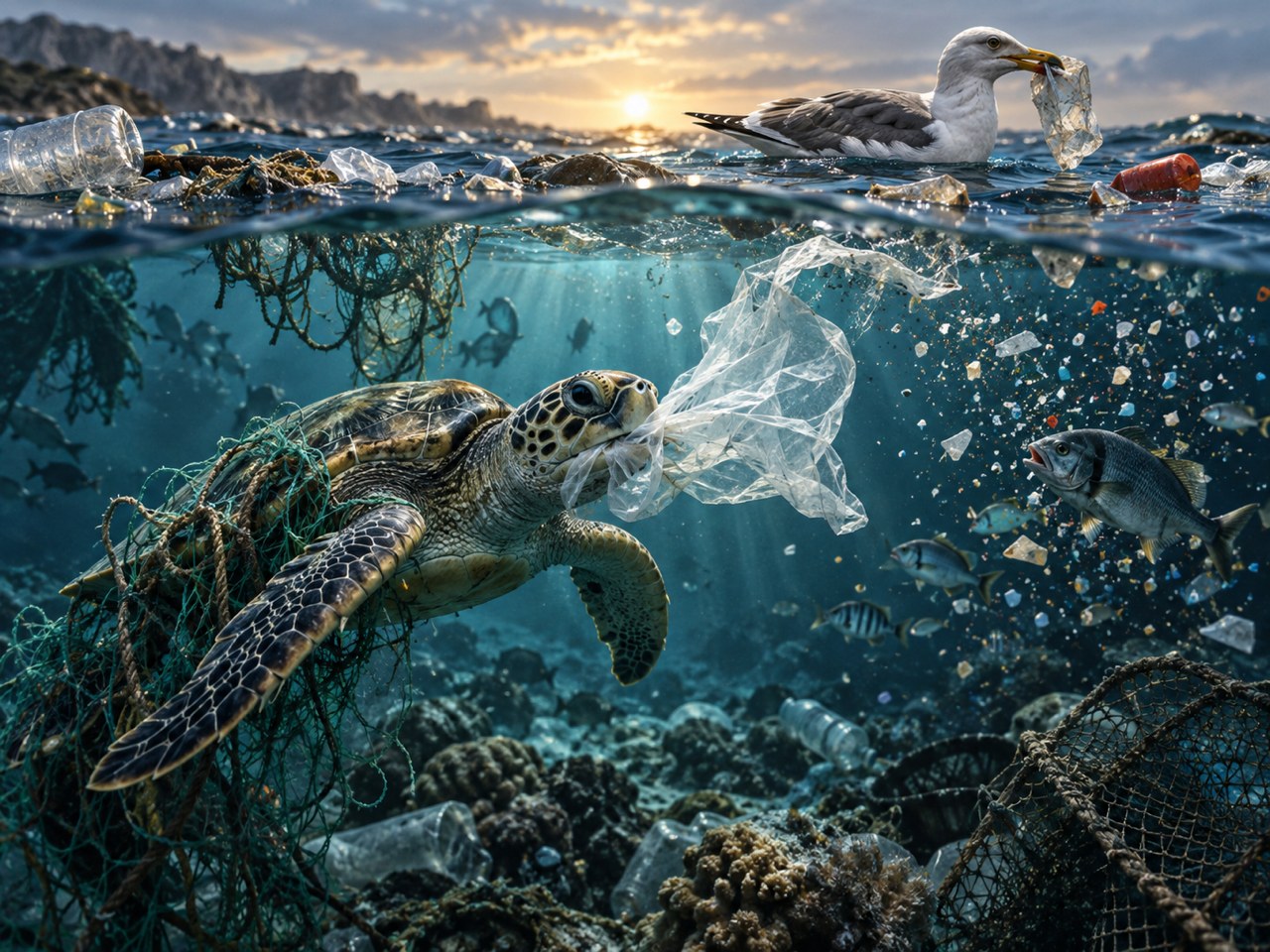 From the Ocean to the Human Body: The Growing Impact of Plastic Pollution