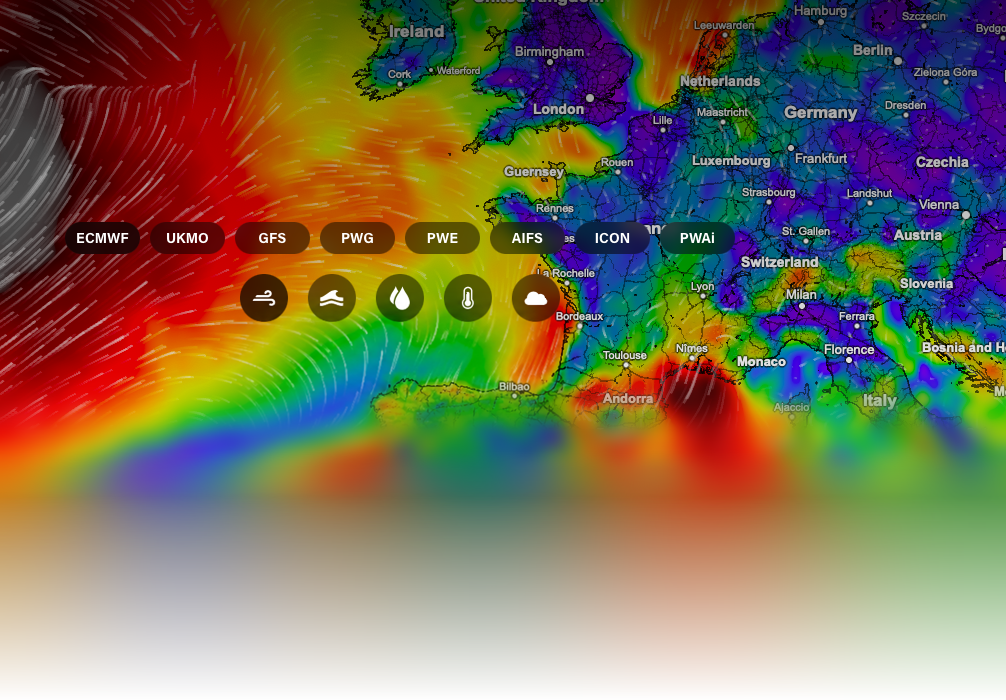 Weather Apps at Sea
